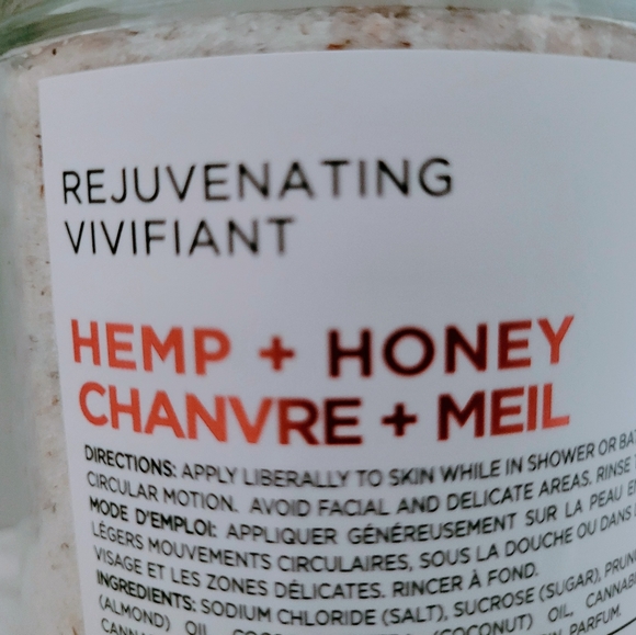 Hemp + Honey Body Scrub - Picture 3 of 4